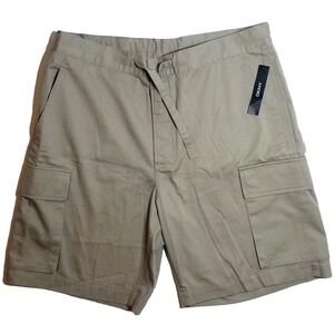 Dkny Donna Karan Chino Casual Cargo Shorts Men  Khaki Vintage Y2K 90s Normcore